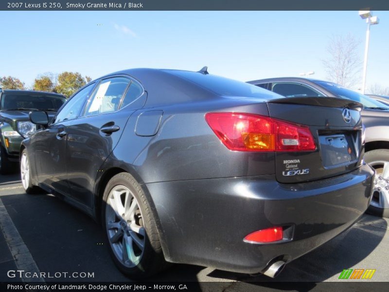Smoky Granite Mica / Black 2007 Lexus IS 250