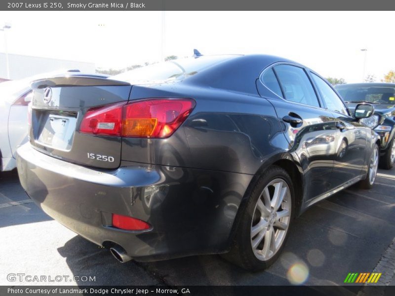 Smoky Granite Mica / Black 2007 Lexus IS 250