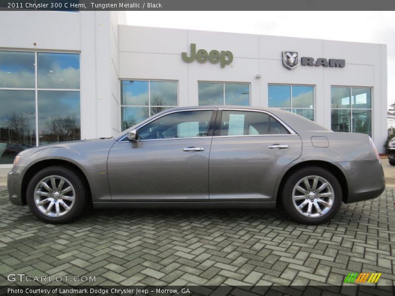Tungsten Metallic / Black 2011 Chrysler 300 C Hemi