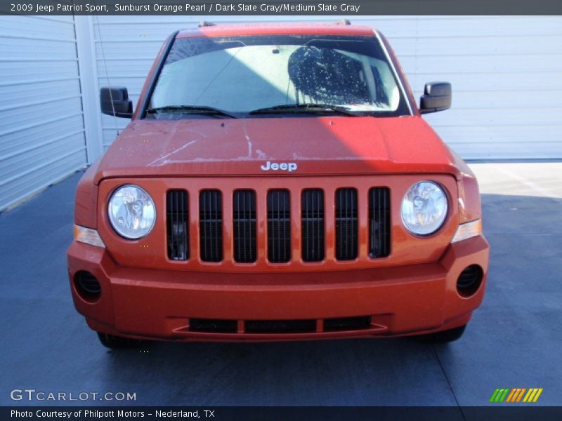Sunburst Orange Pearl / Dark Slate Gray/Medium Slate Gray 2009 Jeep Patriot Sport