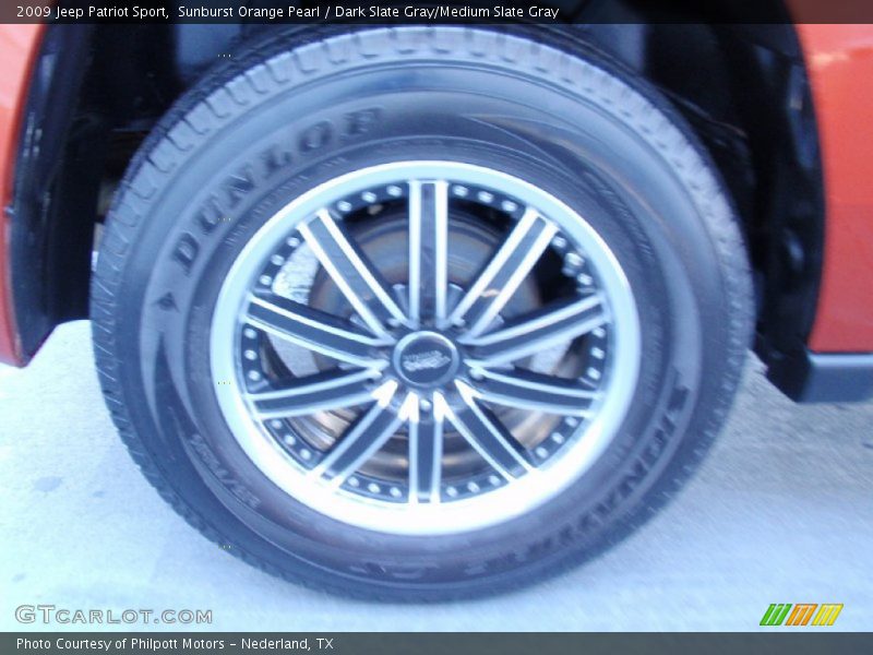 Sunburst Orange Pearl / Dark Slate Gray/Medium Slate Gray 2009 Jeep Patriot Sport