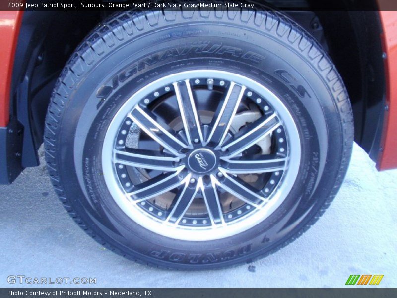 Sunburst Orange Pearl / Dark Slate Gray/Medium Slate Gray 2009 Jeep Patriot Sport