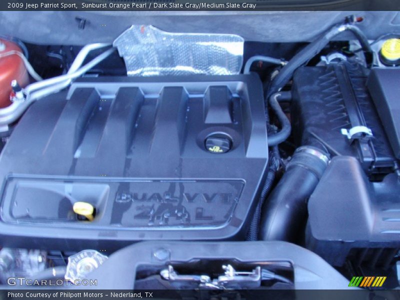 Sunburst Orange Pearl / Dark Slate Gray/Medium Slate Gray 2009 Jeep Patriot Sport