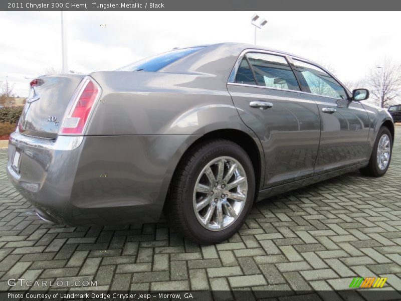 Tungsten Metallic / Black 2011 Chrysler 300 C Hemi