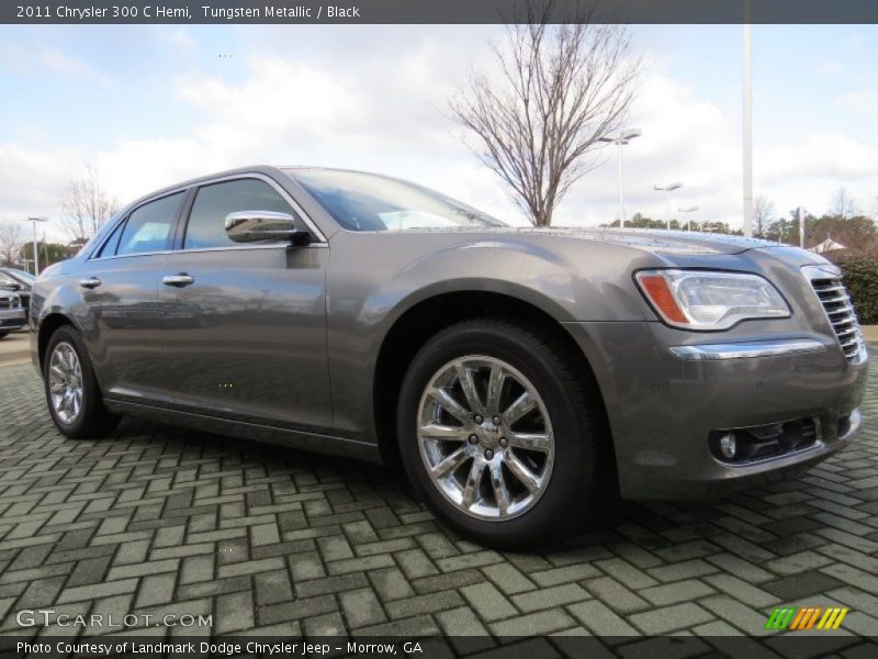 Tungsten Metallic / Black 2011 Chrysler 300 C Hemi