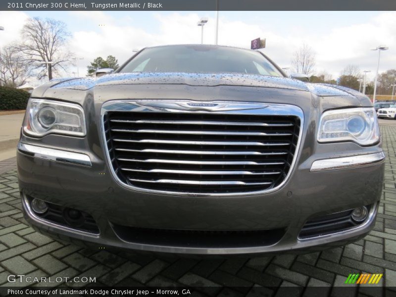 Tungsten Metallic / Black 2011 Chrysler 300 C Hemi