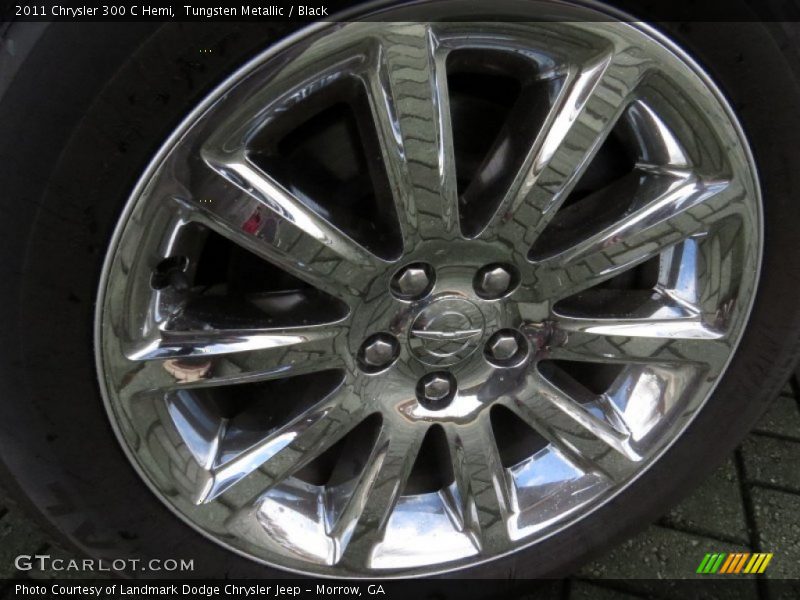 Tungsten Metallic / Black 2011 Chrysler 300 C Hemi