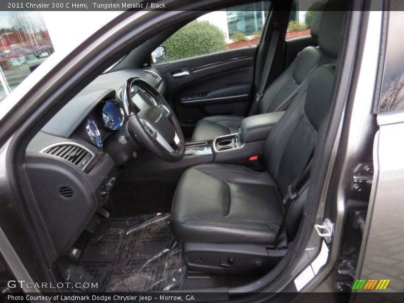 Tungsten Metallic / Black 2011 Chrysler 300 C Hemi