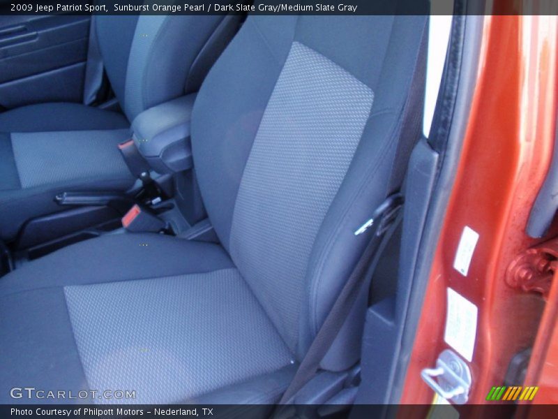Sunburst Orange Pearl / Dark Slate Gray/Medium Slate Gray 2009 Jeep Patriot Sport
