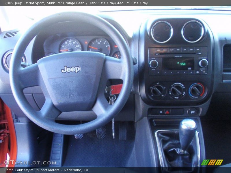Sunburst Orange Pearl / Dark Slate Gray/Medium Slate Gray 2009 Jeep Patriot Sport