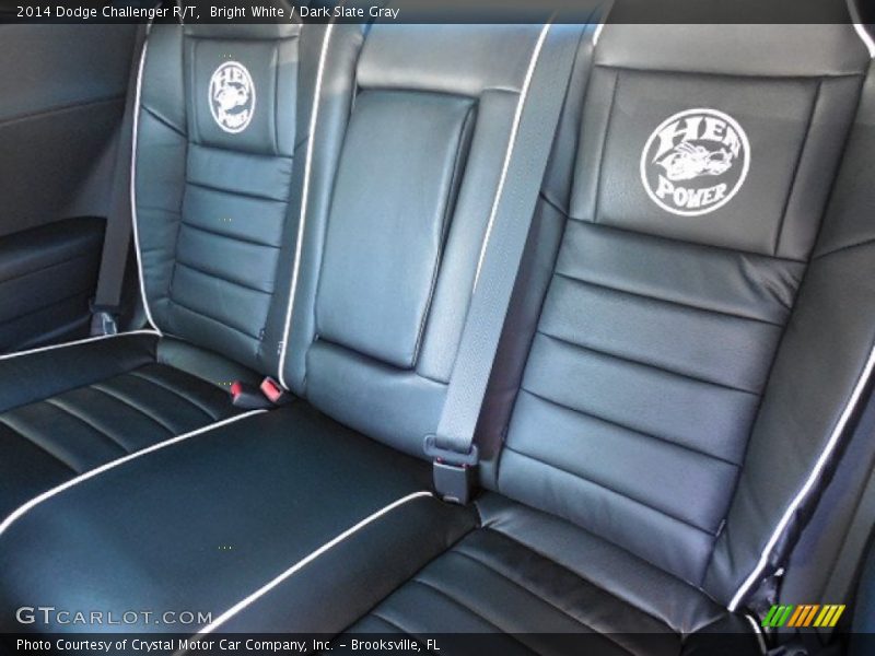 Bright White / Dark Slate Gray 2014 Dodge Challenger R/T