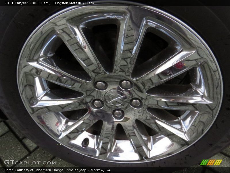Tungsten Metallic / Black 2011 Chrysler 300 C Hemi