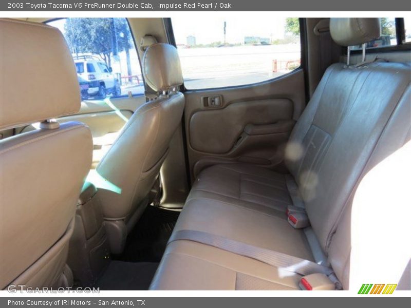 Impulse Red Pearl / Oak 2003 Toyota Tacoma V6 PreRunner Double Cab