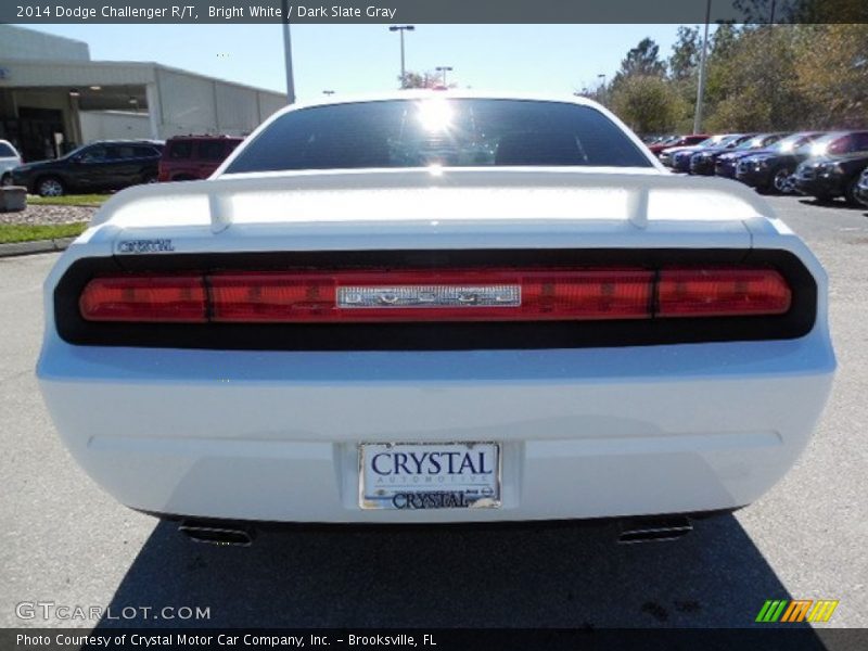 Bright White / Dark Slate Gray 2014 Dodge Challenger R/T