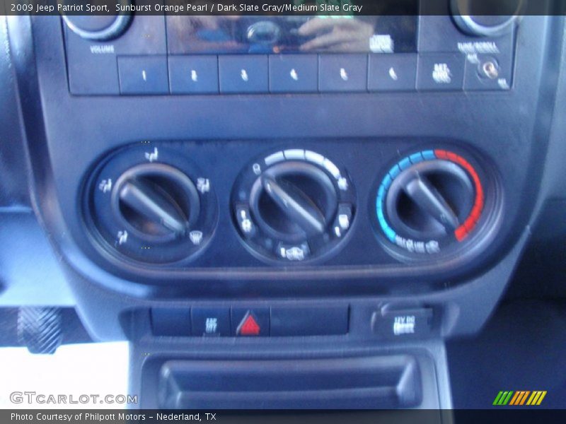 Sunburst Orange Pearl / Dark Slate Gray/Medium Slate Gray 2009 Jeep Patriot Sport