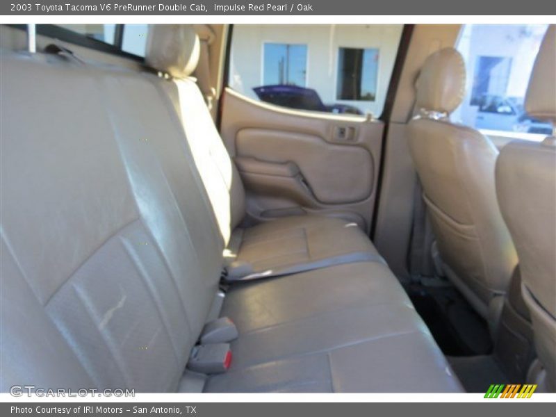 Impulse Red Pearl / Oak 2003 Toyota Tacoma V6 PreRunner Double Cab