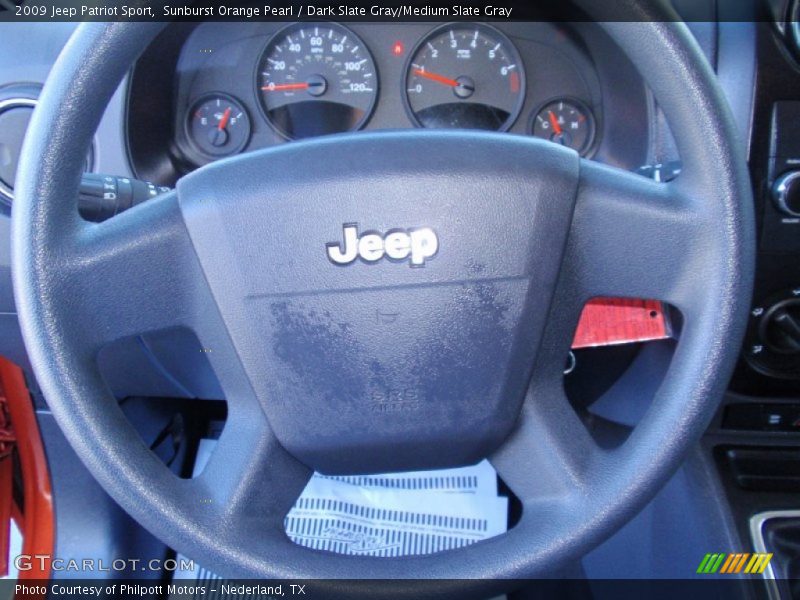 Sunburst Orange Pearl / Dark Slate Gray/Medium Slate Gray 2009 Jeep Patriot Sport