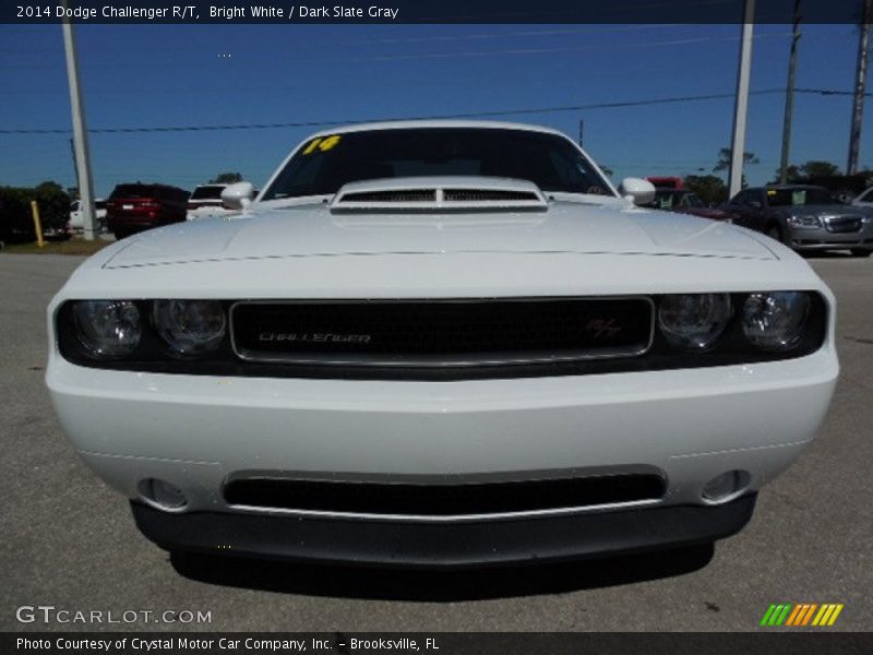 Bright White / Dark Slate Gray 2014 Dodge Challenger R/T