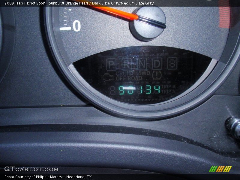 Sunburst Orange Pearl / Dark Slate Gray/Medium Slate Gray 2009 Jeep Patriot Sport