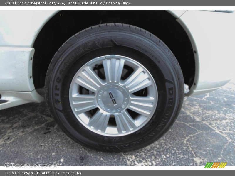 White Suede Metallic / Charcoal Black 2008 Lincoln Navigator Luxury 4x4