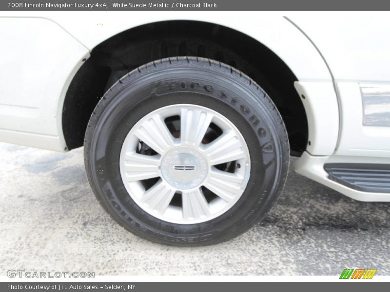 White Suede Metallic / Charcoal Black 2008 Lincoln Navigator Luxury 4x4