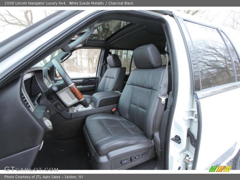 White Suede Metallic / Charcoal Black 2008 Lincoln Navigator Luxury 4x4