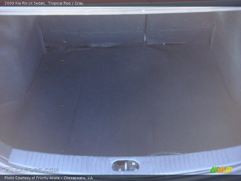 Tropical Red / Gray 2009 Kia Rio LX Sedan