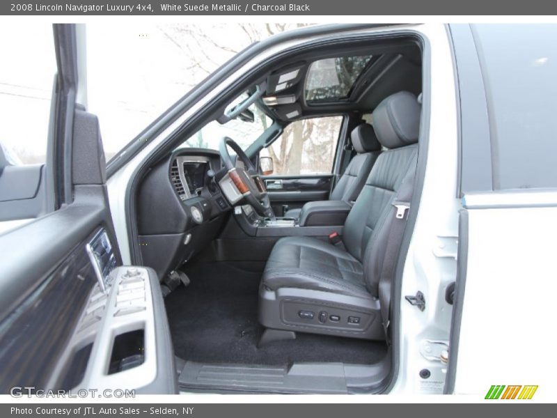 White Suede Metallic / Charcoal Black 2008 Lincoln Navigator Luxury 4x4