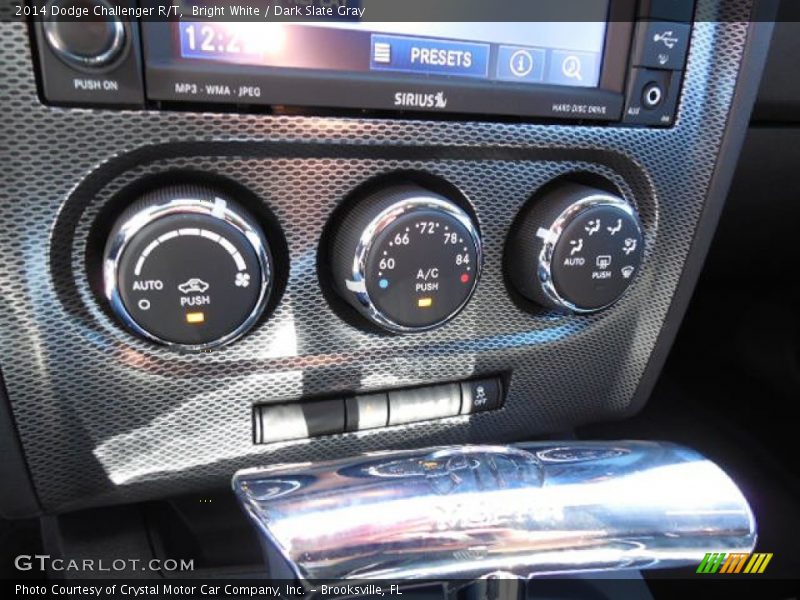 Bright White / Dark Slate Gray 2014 Dodge Challenger R/T