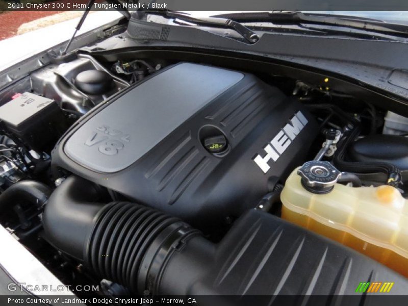 Tungsten Metallic / Black 2011 Chrysler 300 C Hemi