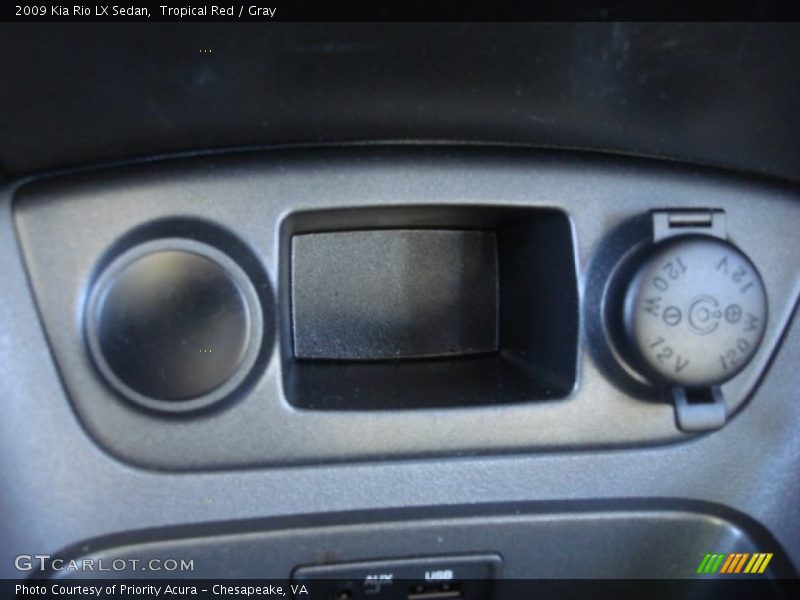 Tropical Red / Gray 2009 Kia Rio LX Sedan