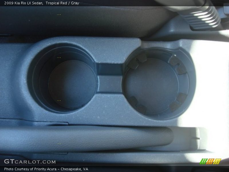 Tropical Red / Gray 2009 Kia Rio LX Sedan