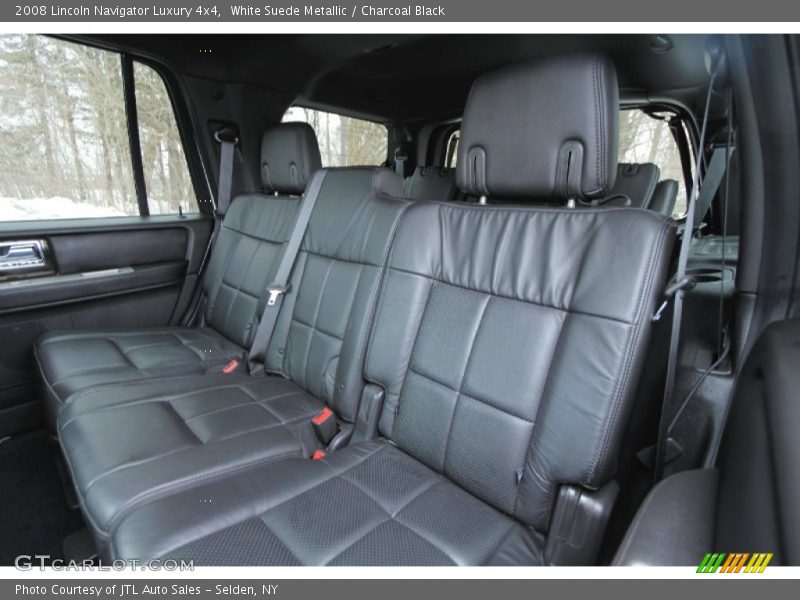 White Suede Metallic / Charcoal Black 2008 Lincoln Navigator Luxury 4x4