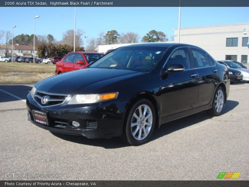 Nighthawk Black Pearl / Parchment 2006 Acura TSX Sedan