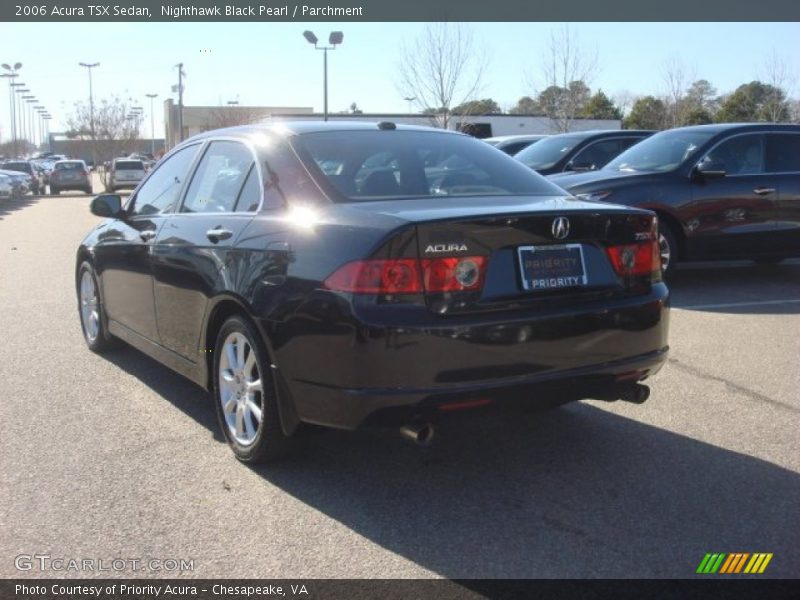 Nighthawk Black Pearl / Parchment 2006 Acura TSX Sedan
