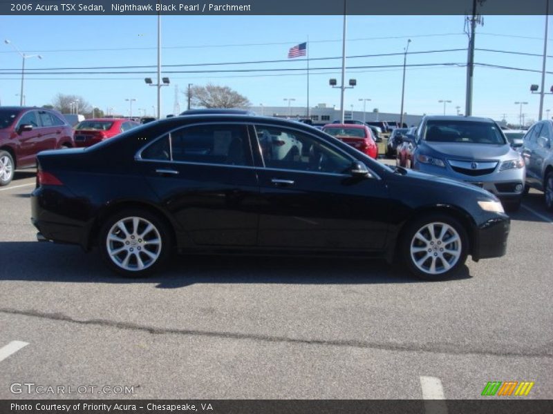 Nighthawk Black Pearl / Parchment 2006 Acura TSX Sedan