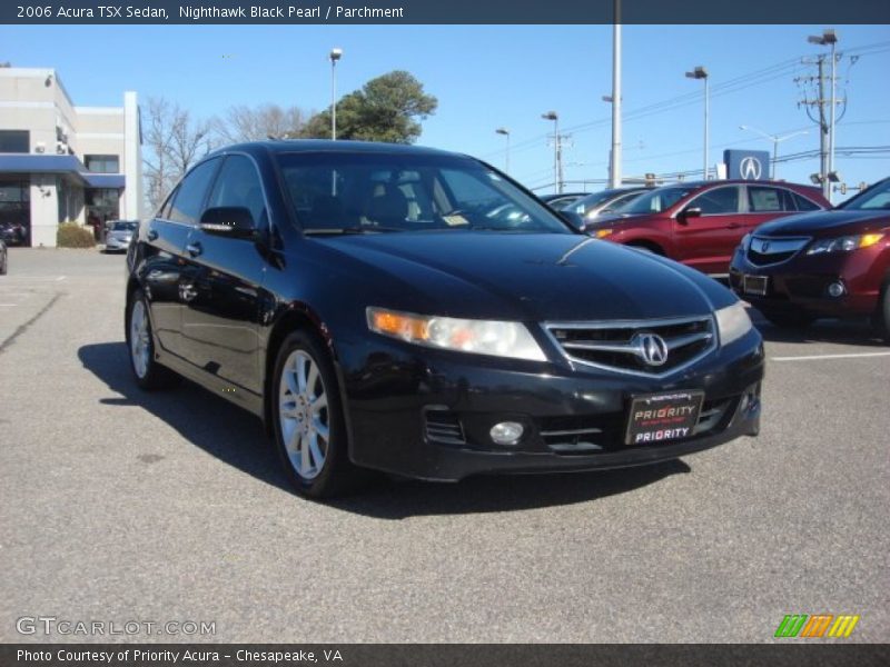 Nighthawk Black Pearl / Parchment 2006 Acura TSX Sedan