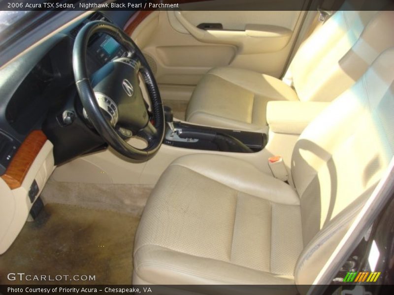 Nighthawk Black Pearl / Parchment 2006 Acura TSX Sedan