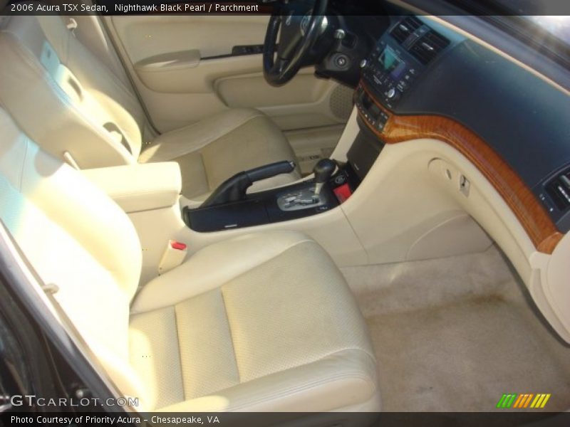 Nighthawk Black Pearl / Parchment 2006 Acura TSX Sedan