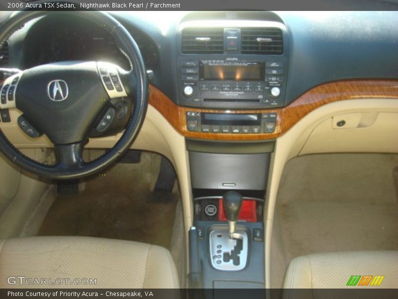 Nighthawk Black Pearl / Parchment 2006 Acura TSX Sedan