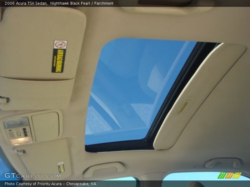 Nighthawk Black Pearl / Parchment 2006 Acura TSX Sedan