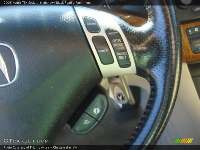 Nighthawk Black Pearl / Parchment 2006 Acura TSX Sedan