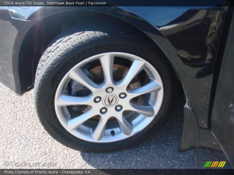 Nighthawk Black Pearl / Parchment 2006 Acura TSX Sedan