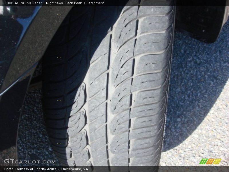 Nighthawk Black Pearl / Parchment 2006 Acura TSX Sedan