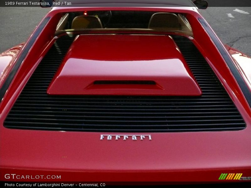 Red / Tan 1989 Ferrari Testarossa