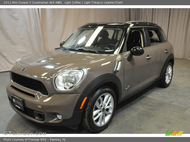 Light Coffee / Light Tobacco Leather/Cloth 2011 Mini Cooper S Countryman All4 AWD