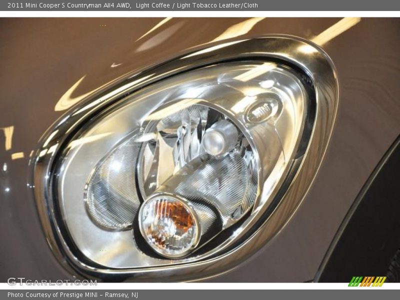 Light Coffee / Light Tobacco Leather/Cloth 2011 Mini Cooper S Countryman All4 AWD