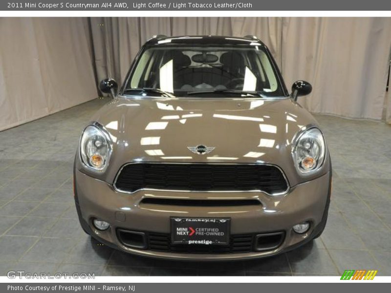 Light Coffee / Light Tobacco Leather/Cloth 2011 Mini Cooper S Countryman All4 AWD