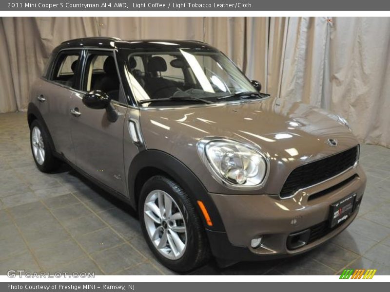 Light Coffee / Light Tobacco Leather/Cloth 2011 Mini Cooper S Countryman All4 AWD