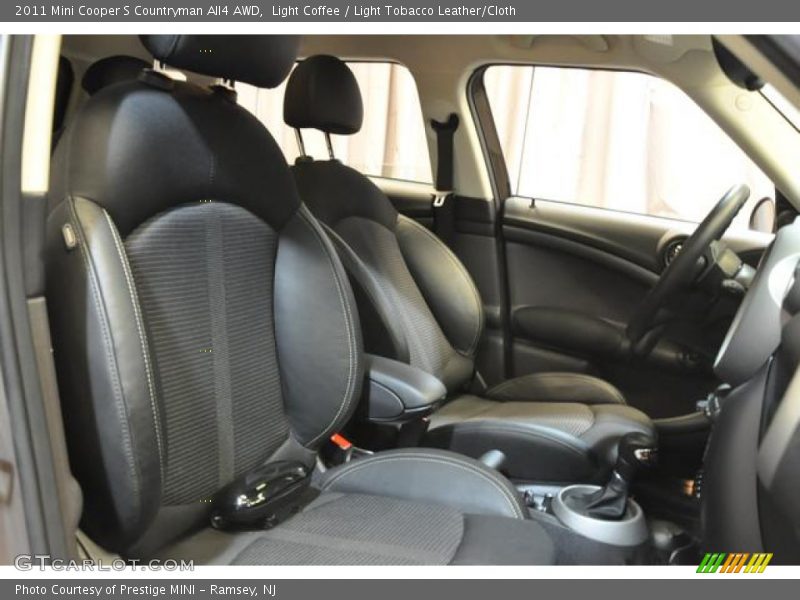 Light Coffee / Light Tobacco Leather/Cloth 2011 Mini Cooper S Countryman All4 AWD